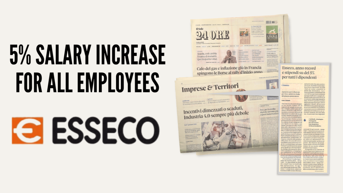 5% SALARY INCREASE FOR ALL EMPLOYEES